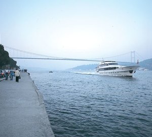 Taken From Shoreline On Yacht GOLDEN HEAD