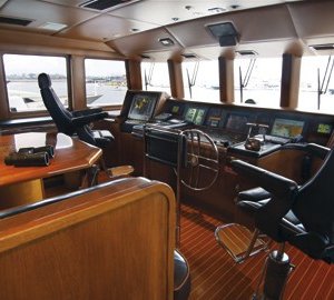 Pilot House On Board Yacht INSPIRATION