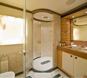 Showering Area Aboard Yacht LET IT BE