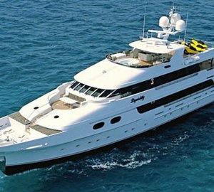 From Above Aspect On Board Yacht ONE MORE TOY