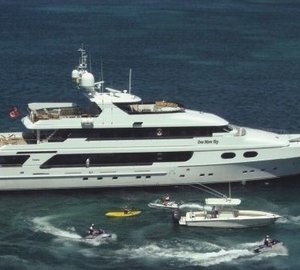 Overview Including Ship's Tender On Yacht ONE MORE TOY