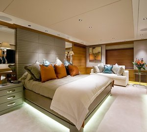 Main Master Cabin Aboard Yacht VA BENE
