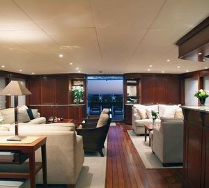 Aft Aspect: Yacht ASTERIA's Saloon Image
