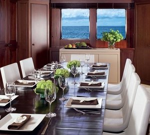 Eating/dining Furniture Set On Board Yacht CYAN