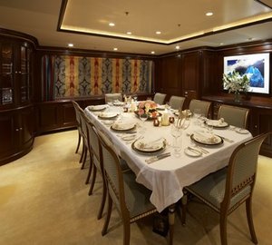 Eating/dining Saloon On Board Yacht TELEOST