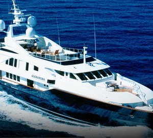 Forward Aspect Aboard Yacht ALEXANDRA