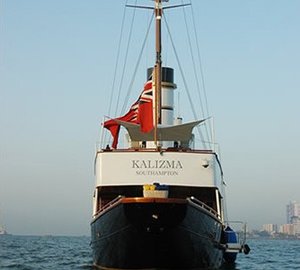 Aft Aboard Yacht KALIZMA