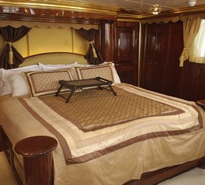 Main Master Cabin On Board Yacht KALIZMA