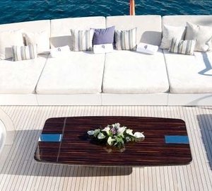 Sunbeds Aboard Yacht MALIBU