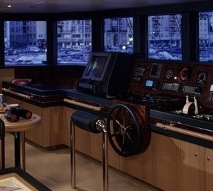Screens: Yacht MALIBU's Bridgedeck Photograph