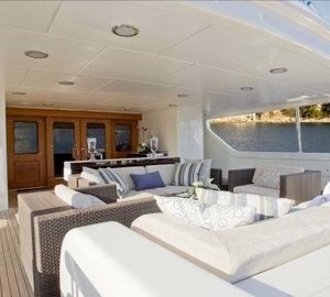 Drinks Bar: Yacht MALIBU's Sun Deck Captured