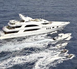 Water Sport Toys: Yacht WHEELS's From Above Aspect Pictured