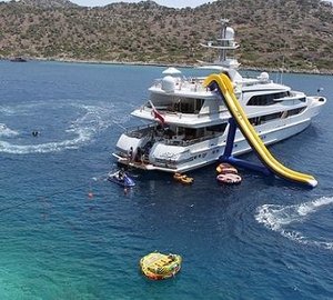 Water Toys Aboard Yacht LAZY Z