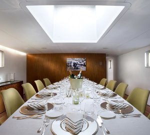 Furniture Aspect: Yacht DIONEA's Eating/dining Saloon Pictured