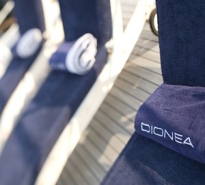 Close Up: Yacht DIONEA's Deck Lounging Image