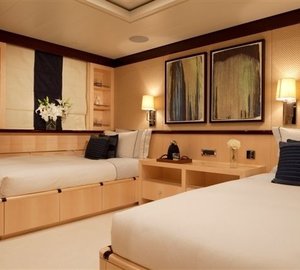 Twin Bed Cabin Aboard Yacht LA MIRAGE