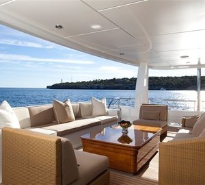 Premier Deck Aft On Yacht LA MIRAGE