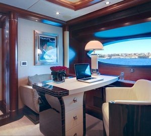 Main Master Office Aboard Yacht LATITUDE