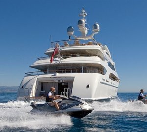 Water Toys Aboard Yacht LATITUDE