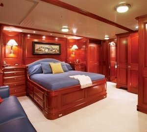 Main Master Cabin On Board Yacht METEOR