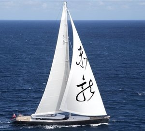 Cruising Under Sail On Yacht RED DRAGON
