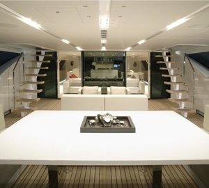 Aspect Interior On Board Yacht RED DRAGON