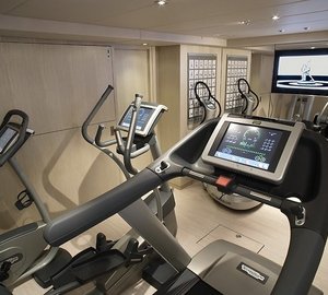 Gym On Board Yacht RED DRAGON