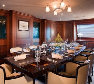 Indoor Eating/dining On Yacht TIARA