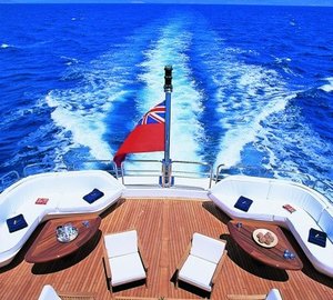 Wake Aboard Yacht INSIGNIA