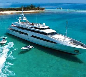 Ship's Tenders: Yacht BAD GIRL's From Above Aspect Pictured