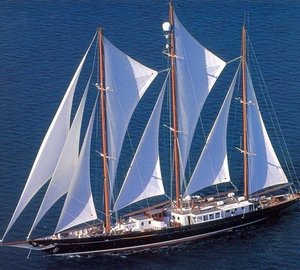 From Above Aspect Aboard Yacht FLEURTJE