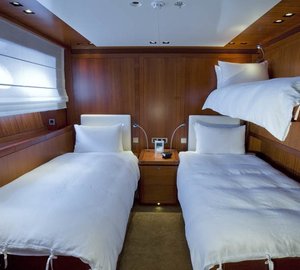 Twin Bed Cabin On Yacht ETHEREAL