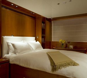 Berth: Yacht ETHEREAL's Main Master Cabin Pictured