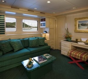 Personal Lounging With Office Aboard Yacht FAM
