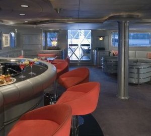 Inside Drinks Bar On Yacht FAM