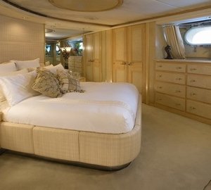 White Guest's Cabin Aboard Yacht FAM