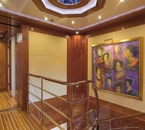 Stairway On Yacht LADY SHERIDAN