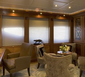 Library Aboard Yacht LADY SHERIDAN