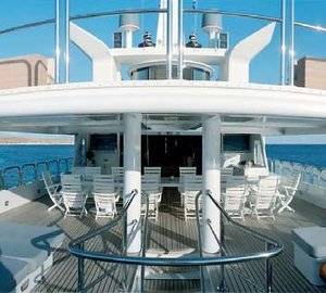 External Eating/dining Zone On Yacht MAGNA GRECIA