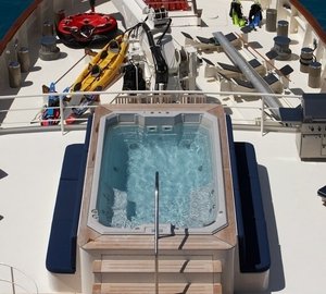 Jacuzzi Pool On Board Yacht SEAWOLF