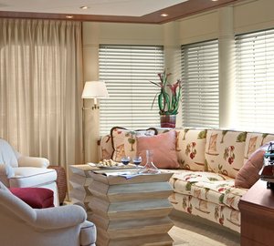 Personal Lounging On Board Yacht BLUE MOON