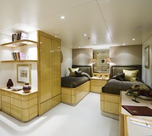 Twin Bed Cabin On Yacht TITAN