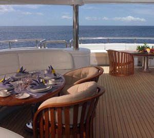 Premier Aft Deck On Yacht APOGEE