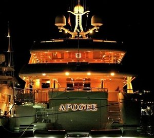 Under Water Lighting On Board Yacht APOGEE