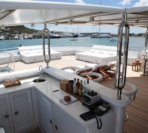 Sun Deck Aft Aspect To Portside On Yacht APOGEE