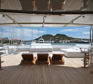 Sun Deck Aft Aboard Yacht APOGEE