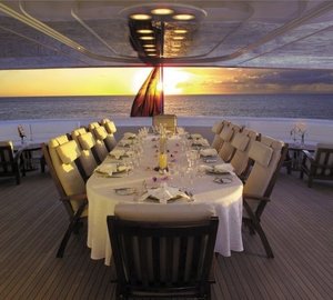Exterior Eating/dining On Board Yacht APOGEE