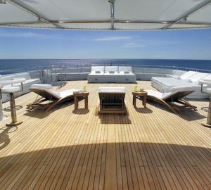 Sun Deck On Yacht APOGEE