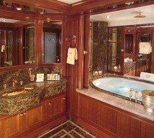 Main Master His / Hers Bath On Board Yacht APOGEE
