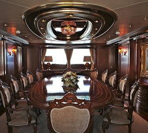 Formal Eating/dining Saloon On Yacht APOGEE